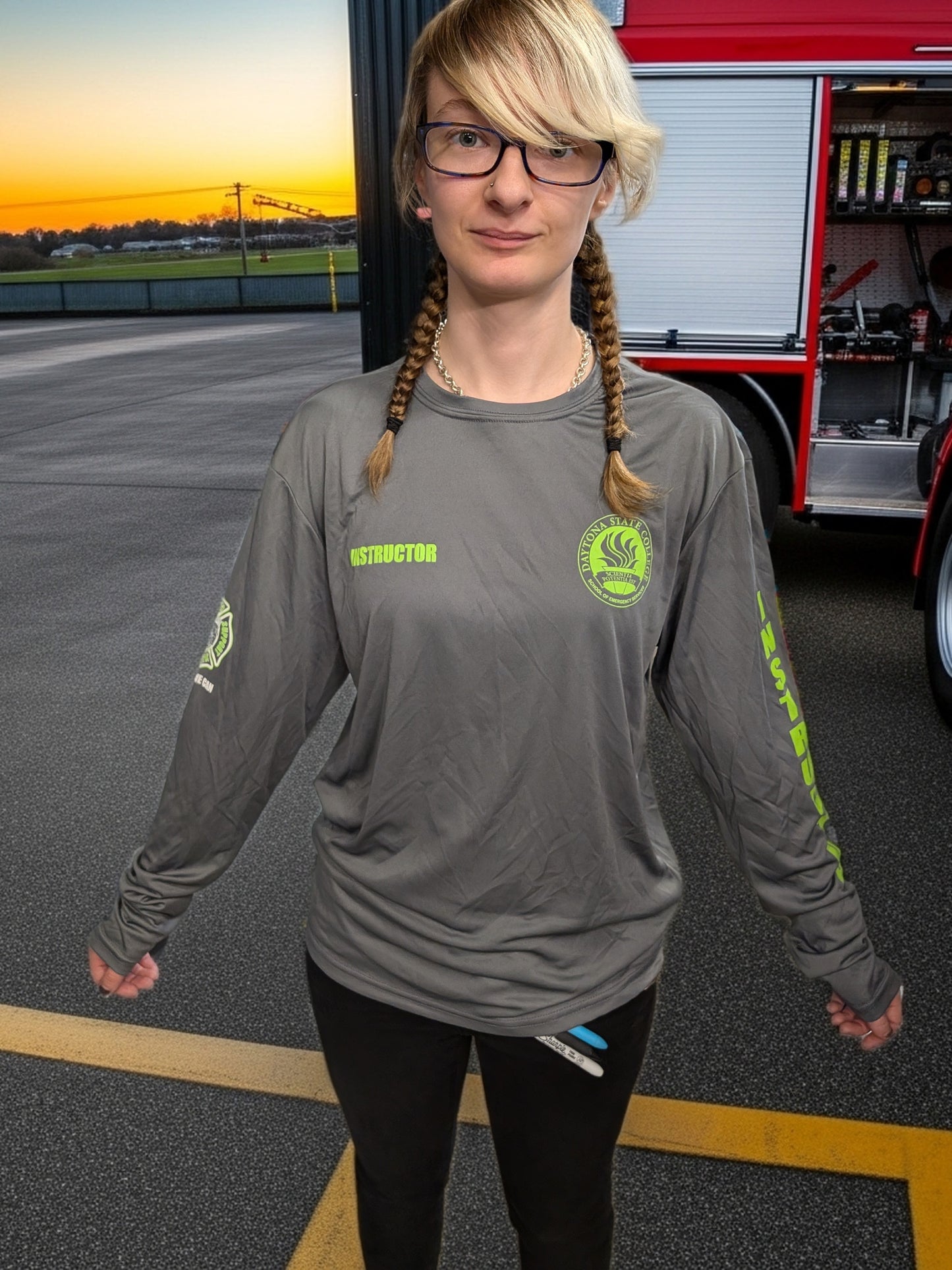 Long Sleeve Fire Instructor Tee